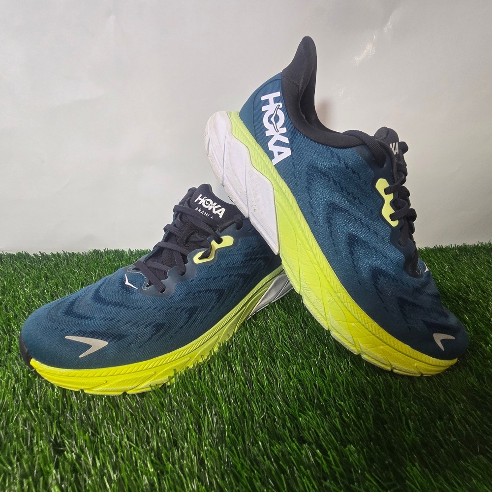 Hoka 8.5 Blue Arahi 6 Running Shoes Mens Stability Sneakers 1123194 BGBCR